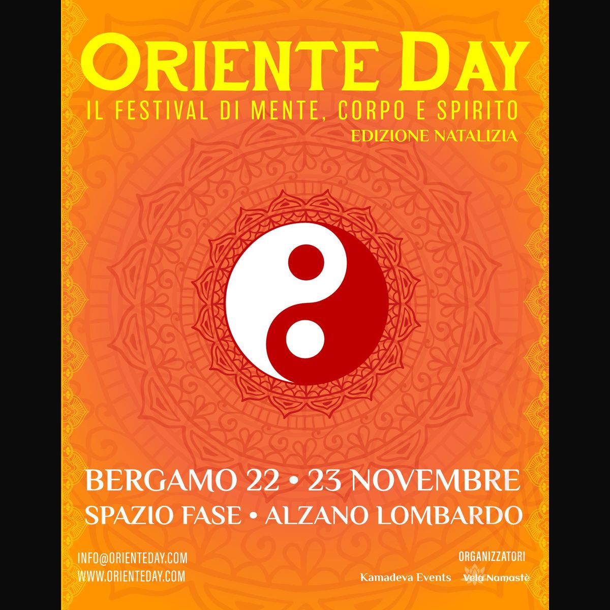 Grafica di lancio di Oriente Day a Spazio Fase